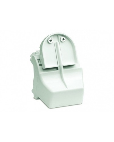 Адаптер для оптоволоконных разъемов 2хST, c системой пломбировки, белый, 2мод. DKC 76618B в Рыбинске Аксессуары для стоек и шкафов Pintop.ru