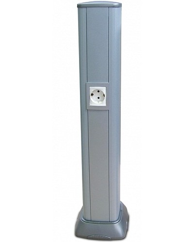 Колонна алюминевая 0,71 м, цвет темно-серебристый металлик DKC 09594 в Рыбинске Аксессуары для стоек и шкафов Pintop.ru