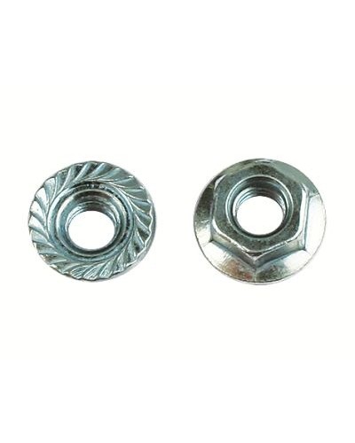 Гайка с насечкой, препятствующей откручиванию М5 (200 шт/уп) DKC (CM100500) в Рыбинске Крепеж Pintop.ru