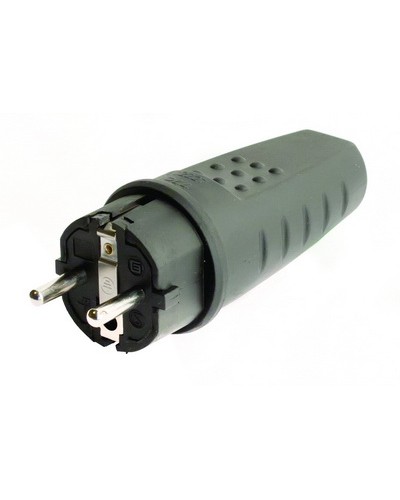 Вилка Schuko. Каучук. DKC DIS1103100 в Рыбинске Аксессуары для стоек и шкафов Pintop.ru