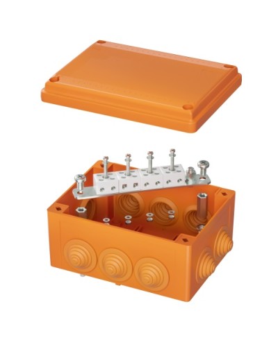 Коробка пластиковая FS с кабельными вводами иклеммниками,IP55,150х110х70мм, 8р, 450V,6A,4мм.кв DKC (FSB21804) в Рыбинске Распределительные коробки Pintop.ru