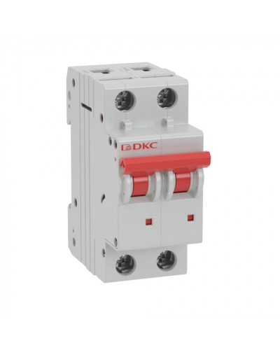 Выключатель автоматический модульный YON MD63 2P 10А C 6kA DKC (MD63-2C10-6) в Рыбинске Электротехническое оборудование Pintop.ru