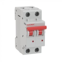 Выключатель автоматический модульный YON MD63 2P 4А C 6kA DKC (MD63-2C4-6)