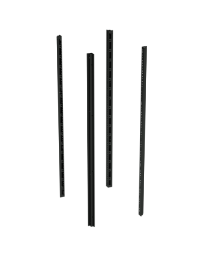 Стойки вертикальные для 19 IT-CQE, В=2000мм, 4шт, RAL9005 DKC (R5KMN20B) в Рыбинске Аксессуары для стоек и шкафов Pintop.ru