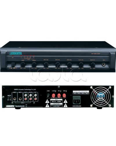 Микшер-усилитель DSPPA MP-300P в Рыбинске Система оповещения и трансляции Dsppa Pintop.ru