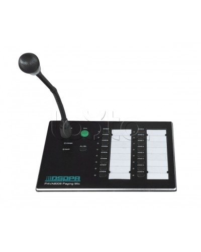Консоль микрофонная DSPPA PAVA-8008 в Рыбинске Система оповещения и трансляции Dsppa Pintop.ru