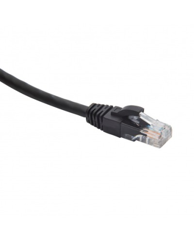 Шнур коммутационный U/UTP категория 5e LSZH нг(А)-HF 2,0 м, черный Datarex DR-181909 в Рыбинске Патчкорды (медные) Pintop.ru