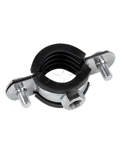 Хомут стальной 1 (32-37 мм), с уплотнителем EKF (hsu1100) в Рыбинске Стяжки-хомуты Pintop.ru