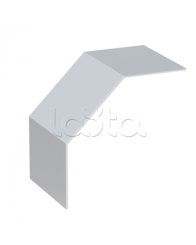 Крышка на угол 90 градусов верт. внеш. лестн. усиленная 150x400 мм (2 мм) HDZ EKF (kvoltp90150400-2-HDZ) в Рыбинске Аксессуары для лотков Pintop.ru