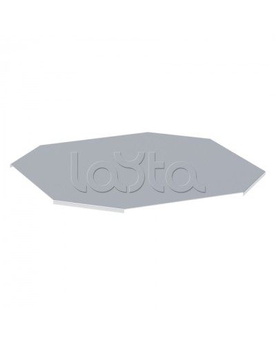 Крышка на ответвитель крестообразный лестничный усиленная 400 мм HDZ EKF (kxltp400-2-HDZ) в Рыбинске Аксессуары для лотков Pintop.ru