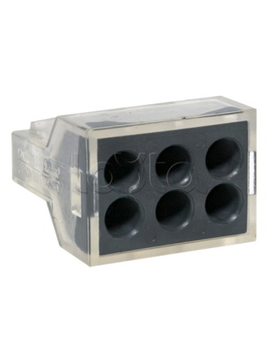 Строительно-монтажная клемма СМК 773-106 6 отверстий 1,0-2,5мм2 блистер (5шт.) EKF PROxima (plc-smk-106b) в Рыбинске Клеммные колодки Pintop.ru