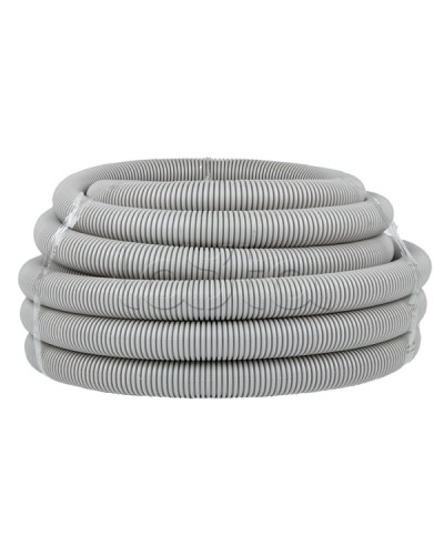 Труба гофр. ПВХ с протяжкой d40 мм (15 м) серая EKF-Plast (tg-z-40) в Рыбинске Труба гофрированная Pintop.ru