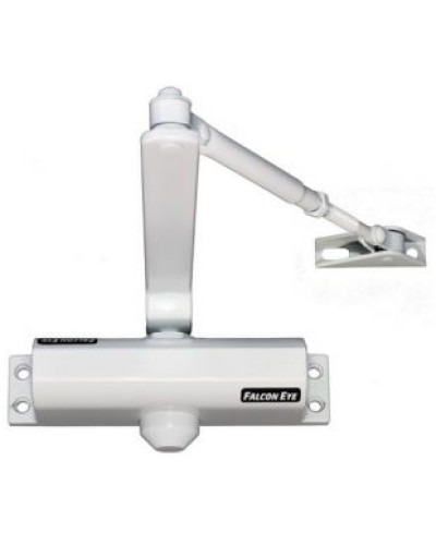 Доводчик дверной Falcon Eye FE-B3W (белый) в Рыбинске Доводчики Pintop.ru