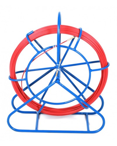 Устройство для протяжки кабеля мини УЗК в металлической кассете с держателем на ножке, 50 м Hyperline CPS-GP6.0-МС-50M в Рыбинске Патч-корды и пигтейлы Pintop.ru