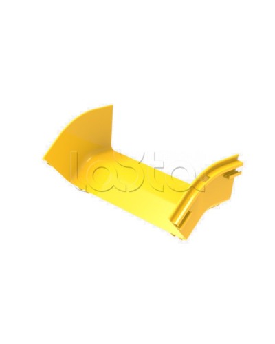 Угол 45° внешний (вниз) для оптического лотка Hyperline FBTR-360-ERS45 в Рыбинске Аксессуары для лотков Pintop.ru