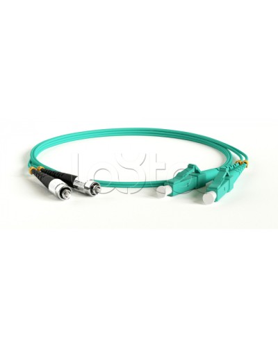 Патч-корд волоконно-оптический Hyperline FC-D2-503-LC/PR-LC/PR-H-1.5M-LSZH-AQ в Рыбинске Патч-корды оптические Pintop.ru