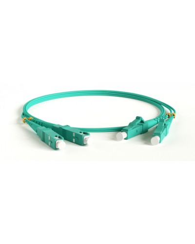 Патч-корд волоконно-оптический Hyperline FC-D2-503-ST/PR-ST/PR-H-1M-LSZH-AQ в Рыбинске Патч-корды оптические Pintop.ru