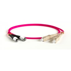 Патч-корд волоконно-оптический Hyperline FC-D2-504-SC/PR-SC/PR-H-15M-LSZH-MG