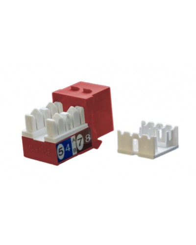 Вставка Hyperline (KJ9-8P8C-C5e-90-RD) в Рыбинске Коннекторы Pintop.ru