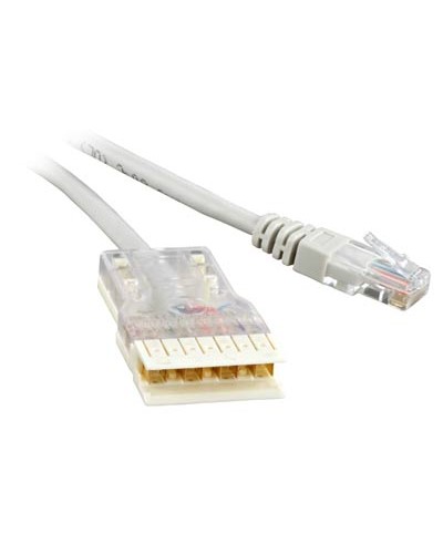 Патч-корд Hyperline PC-110-RJ45-4P-C5e-1M-LSZH-GY в Рыбинске Патчкорды (медные) Pintop.ru