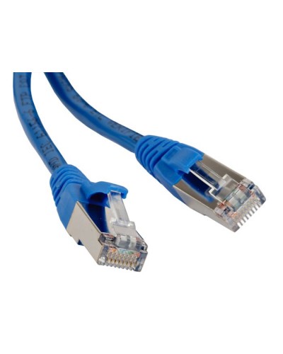Патч-корд экранированный Hyperline PC-LPM-STP-RJ45-RJ45-C5e-15M-LSZH-BL в Рыбинске Патчкорды (медные) Pintop.ru
