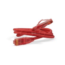 Патч-корд RJ45-RJ45, 4 пары, UTP, кат.5е, LSZH (0.5м) Hyperline PC-LPM-UTP-RJ45-RJ45-C5e-0.5M-LSZH-RD