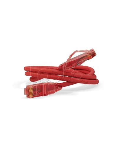 Патч-корд RJ45-RJ45, 4 пары, UTP, кат.5е, LSZH (5м) Hyperline PC-LPM-UTP-RJ45-RJ45-C5e-5M-LSZH-RD в Рыбинске Патчкорды (медные) Pintop.ru