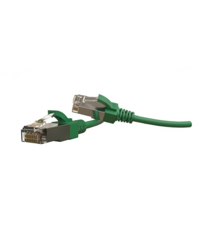 Патч-корд S/FTP Hyperline (PC-LPT-SFTP-RJ45-RJ45-C6-1M-LSZH-GN) в Рыбинске Патчкорды (медные) Pintop.ru