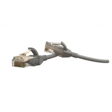 Патч-корд U/UTP Hyperline (PC-LPT-UTP-RJ45-RJ45-C6-3M-LSZH-GY)