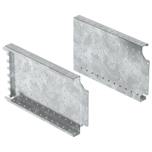 FORMAT Панель монтажная боковая перфорированная 200х400мм (2шт/упак) IEK (FO-00-MPSP-020-040)