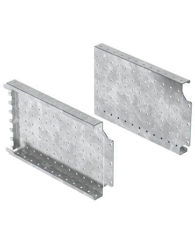 FORMAT Панель монтажная боковая перфорированная 200х400мм (2шт/упак) IEK (FO-00-MPSP-020-040) в Рыбинске Аксессуары для стоек и шкафов Pintop.ru