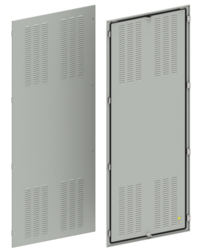 FORMAT Панель задняя вентилируемая 2000х800мм IEK (FO-00-PBV-200-080) в Рыбинске Аксессуары для стоек и шкафов Pintop.ru