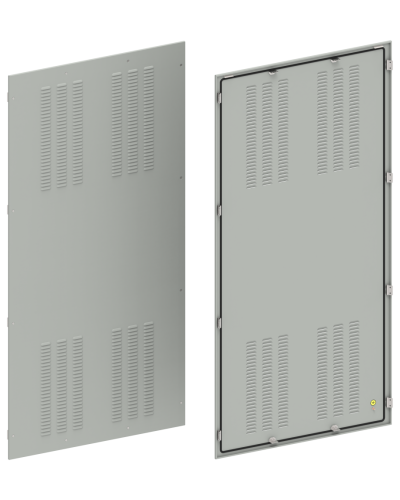 FORMAT Панель задняя вентилируемая 2000х1000мм IEK (FO-00-PBV-200-100) в Рыбинске Аксессуары для стоек и шкафов Pintop.ru