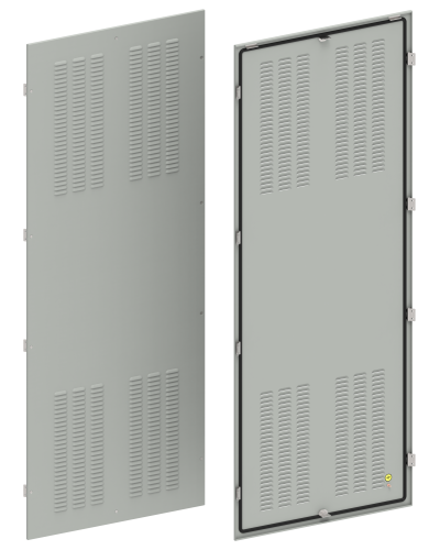 FORMAT Панель боковая вентилируемая 2000х800мм IP31 (2шт/компл) IEK (FO-00-PSV-200-080-31) в Рыбинске Аксессуары для стоек и шкафов Pintop.ru