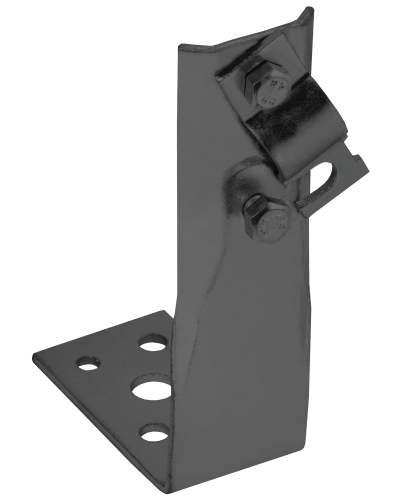 Держатель проводника круглого 6-10мм винтовой угловой h=150мм оцинкованная сталь TD IEK (ZDP87-13-1-16-150) в Рыбинске Крепеж Pintop.ru