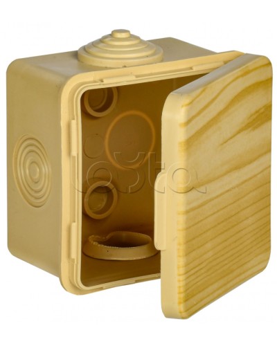 Коробка расп. КМ для о/п D=85х40мм IP54 4 вв. сосна IEK (UKO21-085-040-000-K34-54) в Рыбинске Распределительные коробки Pintop.ru