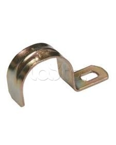 Скоба металлическая однолапковая d14-15 IEK CMAT10-14-100 в Рыбинске Держатели, клипсы, скобы Pintop.ru