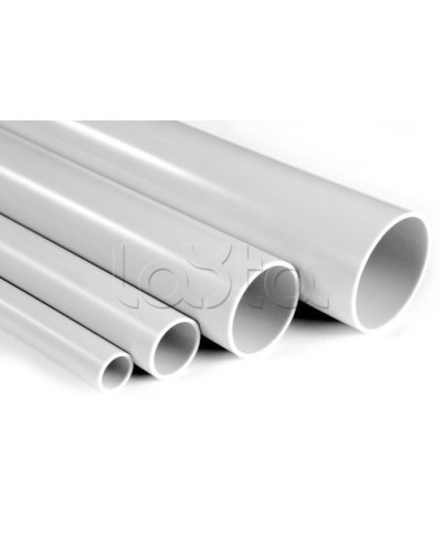 Труба гладкая самозатухающий ПВХ 16 мм IEK CTR10-016-K41-111I (111 м) в Рыбинске Гладкая труба Pintop.ru