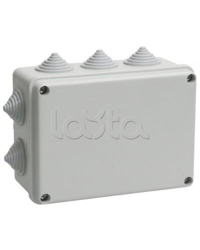 Коробка КМ41242 распаячная для о/п (RAL7035, 10 гермовводов) IEK UKO10-150-110-070-K41-55 в Рыбинске Распределительные коробки Pintop.ru