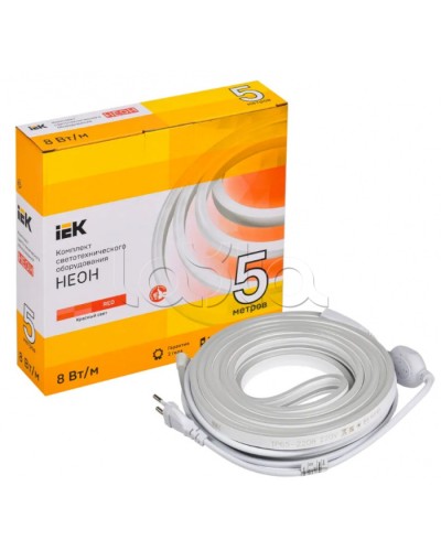 Комплект DIY (2835R120-8-IP65-220В 5м + др.) IEK (LSR5-R-120-65-2-05-S0) в Рыбинске Источники света(Лампы) Pintop.ru