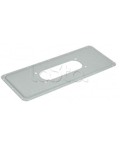 TITAN Фланец кабельный 445х120 с отверстием IEK (TI-00D-FL-445-120) в Рыбинске Аксессуары для стоек и шкафов Pintop.ru