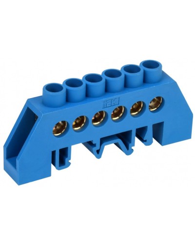 Шина нулевая ШНИ-8х12-6-КС-С IEK (YNN10-812-6DP-K07) в Рыбинске Клеммные колодки Pintop.ru