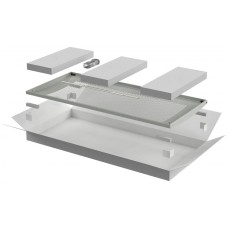 ITK LINEA E Дверь перфорированная 600мм шкафа 47U сер. (LE35-47U6X-DP)