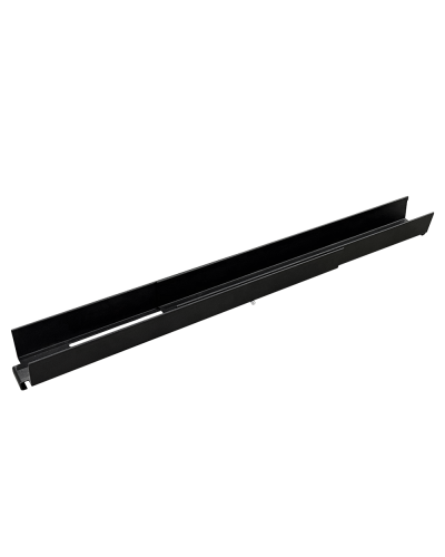 Горизонтальный лоток для установки между профилями шкафа LAN-DC шириной 800 мм, раздвижной, 457-762 мм, черный LANMASTER LAN-DC-CB-HTR-8 в Рыбинске Аксессуары для стоек и шкафов Pintop.ru