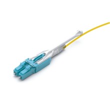 Патч-корд оптический дуплексный, LC-LC, для панелей высокой плотности, OS2, LSZH, 2 м, желтый LANMASTER LAN-2LC-2LC/OS2H-2.0