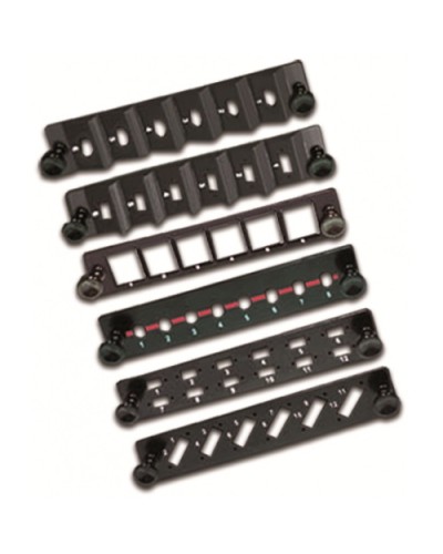 Панель адаптерная на 6 модулей типа Keystone для кросса LAN-FOB10-1P LANMASTER LAN-FP10-6OK в Рыбинске Аксессуары для стоек и шкафов Pintop.ru