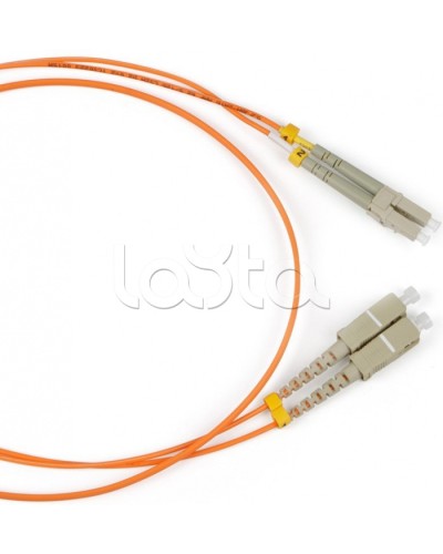 Патч-корд оптический LANMASTER LAN-LC-SC/OM2-10 в Рыбинске Патч-корды и пигтейлы Pintop.ru