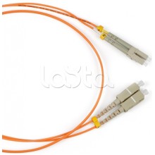 Патч-корд оптический LANMASTER LAN-LC-SC/OM2-5.0