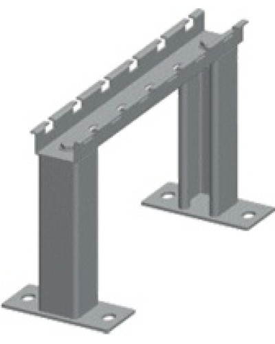 Рама напольная для лотка шириной 100мм LANMASTER LAN-MT-KR100-EZ в Рыбинске Аксессуары для лотков Pintop.ru