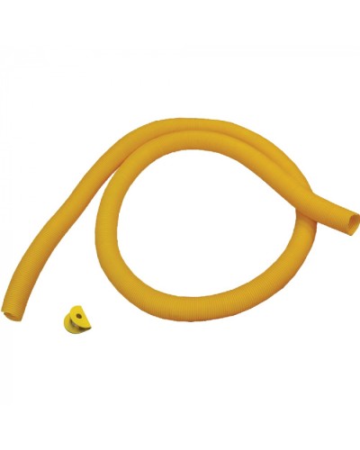 Гофротруба 56 мм для кабельного спуска, с разрезом, 3 метра, желтая LANMASTER (LAN-OT-TUBE-56) в Рыбинске Аксессуары для лотков Pintop.ru